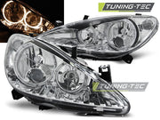 Faruri Angel Eyes pentru PEUGEOT 307 04.01-06.05 Tuning-Tec - LPPE04