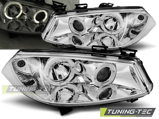Faruri Angel Eyes pentru RENAULT MEGANE II 11.02-12.05 Tuning-Tec - LPRE11