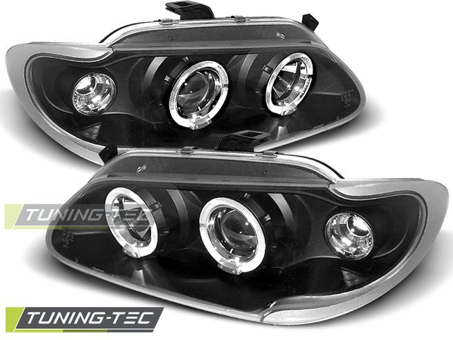 Faruri Angel Eyes pentru RENAULT MEGANE/ SCENIC 96-99 Tuning-Tec - LPRE06