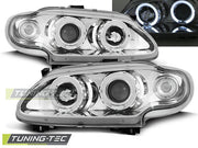 Faruri Angel Eyes pentru Renault Megane/Scenic 96-99 Tuning-Tec - LPRE05