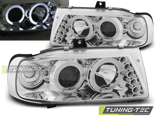 Faruri Angel Eyes pentru Seat Ibiza/Cordoba, Vw Polo Tuning-Tec - LPSE03