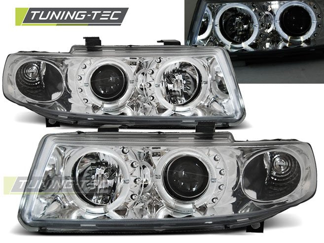 Faruri Angel Eyes pentru Seat Leon, Toledo 04.1999-08.2004 Tuning-Tec - LPSE01