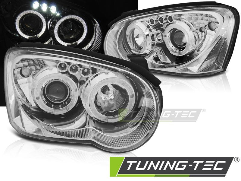 Faruri Angel Eyes pentru Subaru Impreza II GD 03-05 Tuning-Tec - LPSU03