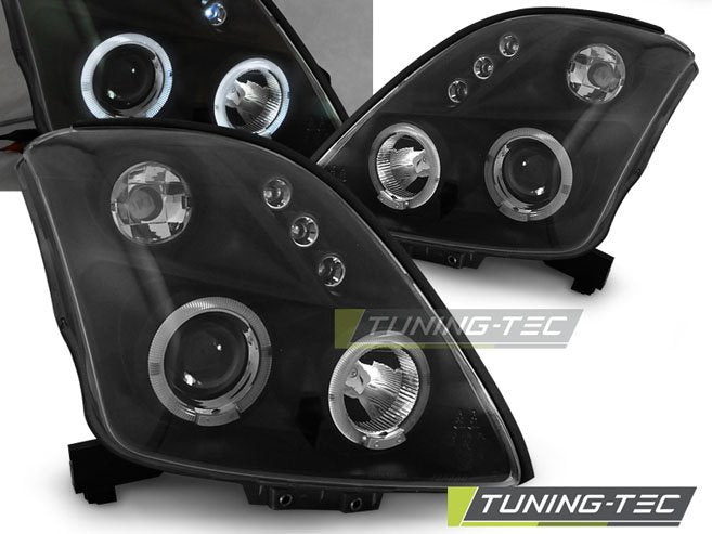 Faruri Angel Eyes pentru Suzuki Swift 05.05-10 Tuning-Tec - LPSI02