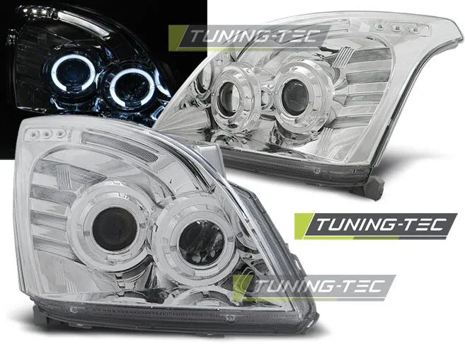 Faruri Angel Eyes pentru TOYOTA LAND CRUISER 120 03-09 Tuning-Tec - LPTO05