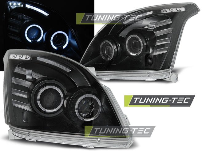 Faruri Angel Eyes pentru TOYOTA LAND CRUISER 120 03-09 Tuning-Tec - LPTO06