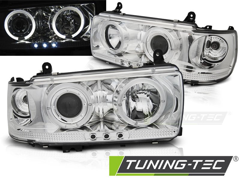 Faruri Angel Eyes pentru Toyota Land Cruiser Fj80 Tuning-Tec - LPTO26
