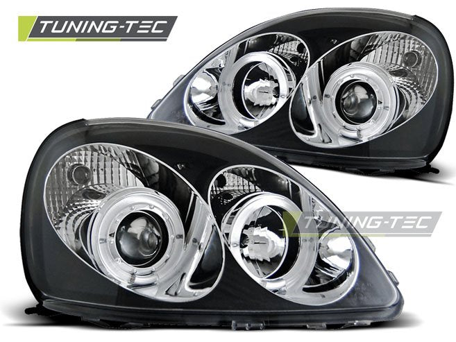 Faruri Angel Eyes pentru Toyota Yaris 04.1999-09.2003 Tuning-Tec - LPTO02