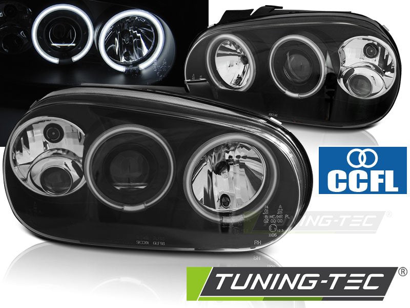 Faruri Angel Eyes pentru VW Golf IV 09.97-09.03 Tuning-Tec - LPVWN8