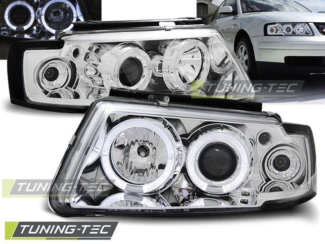 Faruri Angel Eyes pentru VW Passat 3B 96-08.00 Tuning-Tec - LPVW12