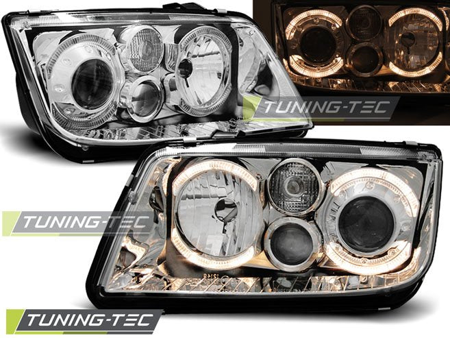 Faruri Angel Eyes pentru Volkswagen Bora 09.1998-07.2005 Tuning-Tec - LPVWB9