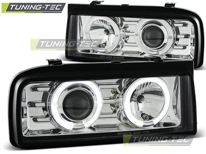 Faruri Angel Eyes pentru Volkswagen Corrado 88-95 Tuning-Tec - LPVW35