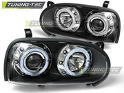 Faruri Angel Eyes pentru Volkswagen Golf III Tuning-Tec - LPVW10