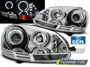 Faruri Angel Eyes pentru Volkswagen Golf V 10.2003-2009 Tuning-Tec - LPVWJ0