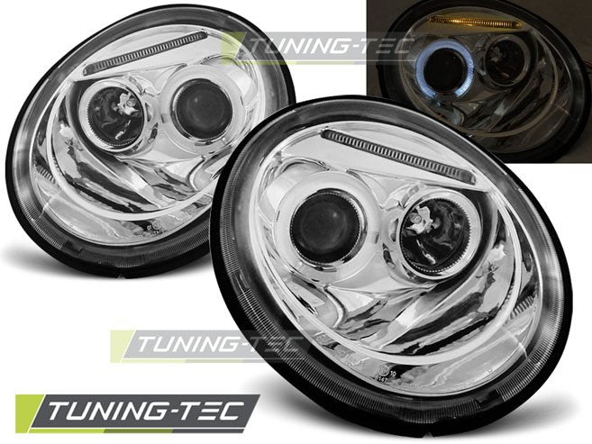 Faruri Angel Eyes pentru Volkswagen New Beetle 98-05 Tuning-Tec - LPVW75