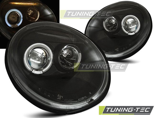 Faruri Angel Eyes pentru Volkswagen New Beetle 98-05 Tuning-Tec - LPVW76