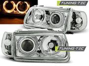 Faruri Angel Eyes pentru Volkswagen Polo 6N Tuning-Tec - LPVWH0
