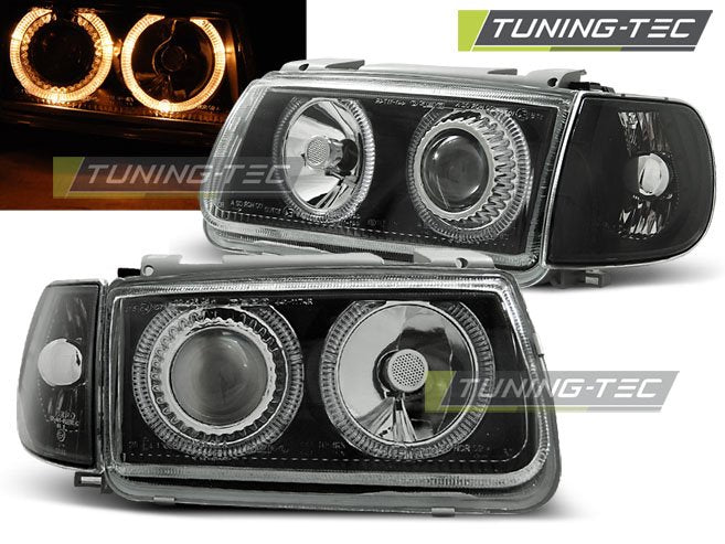 Faruri Angel Eyes pentru Volkswagen Polo 6N Tuning-Tec - LPVWH1