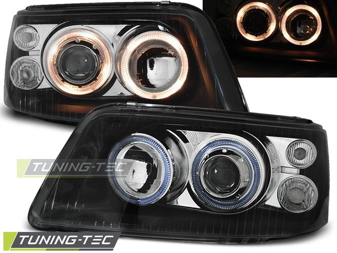 Faruri Angel Eyes pentru Volkswagen Transporter V 2003-2009 Tuning-Tec - LPVWE5