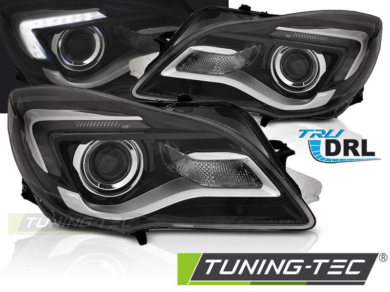 Faruri BLACK LED pentru OPEL INSIGNIA 13-17 - LPOPB2