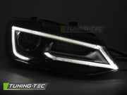 Faruri BLACK LED pentru VW POLO V 9-17 - LPVWW9