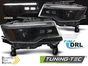 Faruri BLACK TUBE LIGHT SEQ HID pentru JEEP GRAND CHEROKEE 14-21 - LPCH38