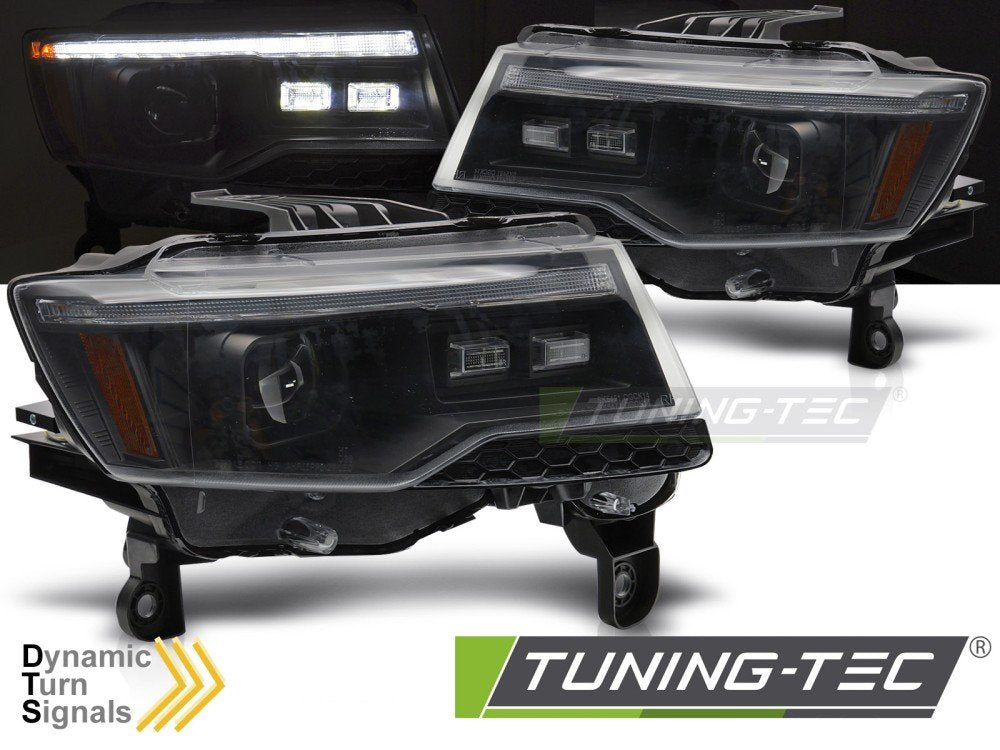 Faruri BLACK TUBE LIGHT SEQ pentru JEEP GRAND CHEROKEE 14-21 - LPCH36