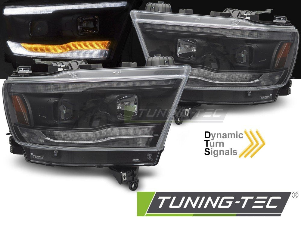 Faruri BLACK TUBE SEQ pentru DODGE RAM 19-22 - LPDO26