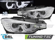 Faruri CHROME Angel eyes U-TYPE pentru BMW F30/F31 10.11 - 05.15 - LPBMI9