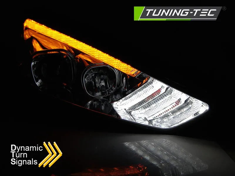 Faruri CHROME DRL LED Tuning-Tec pentru FORD FOCUS MK3 15-18 - LPFO80