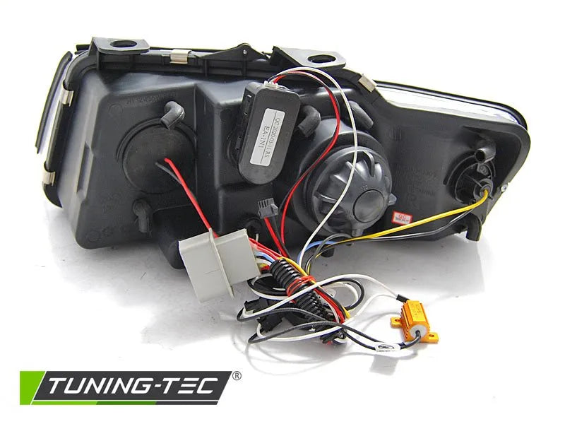 Faruri DAYLIGHT BLACK Tuning-Tec pentru AUDI A4 B6 CABRIO 02-06 - LPAUF4