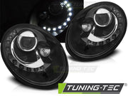 Faruri DAYLIGHT BLACK Tuning-Tec pentru VW NEW BEETLE 06-12 - LPVWS2