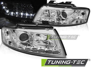 Faruri DAYLIGHT CHROME Tuning-Tec pentru AUDI A4 B6 CABRIO 02-06 - LPAUF3