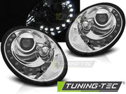 Faruri DAYLIGHT CHROME Tuning-Tec pentru VW NEW BEETLE 06-12 - LPVWS1
