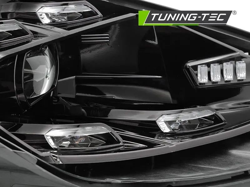 Faruri DRL BLACK LED pentru PORSCHE CAYENNE 10-15 - LPPO13