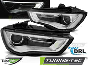 Faruri DRL BLACK Tuning-Tec pentru AUDI A3 8V 12-16 - LPAUE7