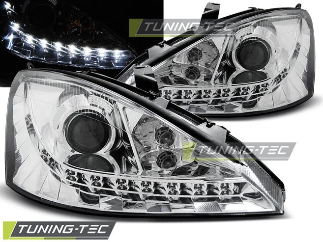 Faruri Daylight pentru Ford Focus 11.01-10.04 Chrome Tuning-Tec - LPFO47