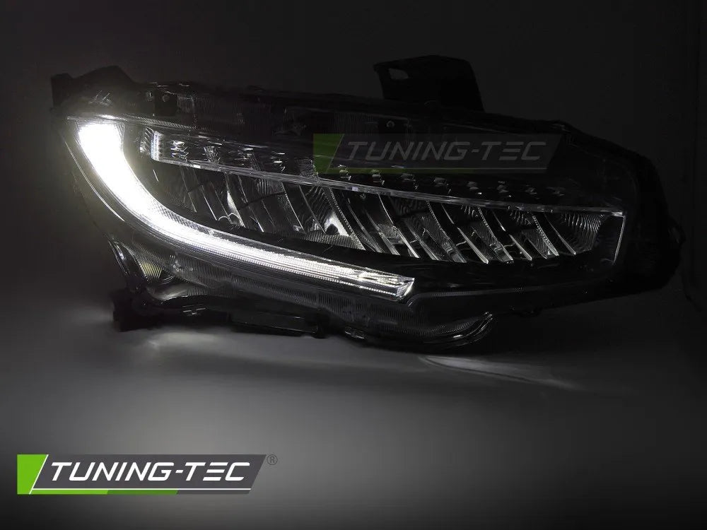 Faruri FULL LED BLACK pentru HONDA CIVIC X 16-21 - LPHO35