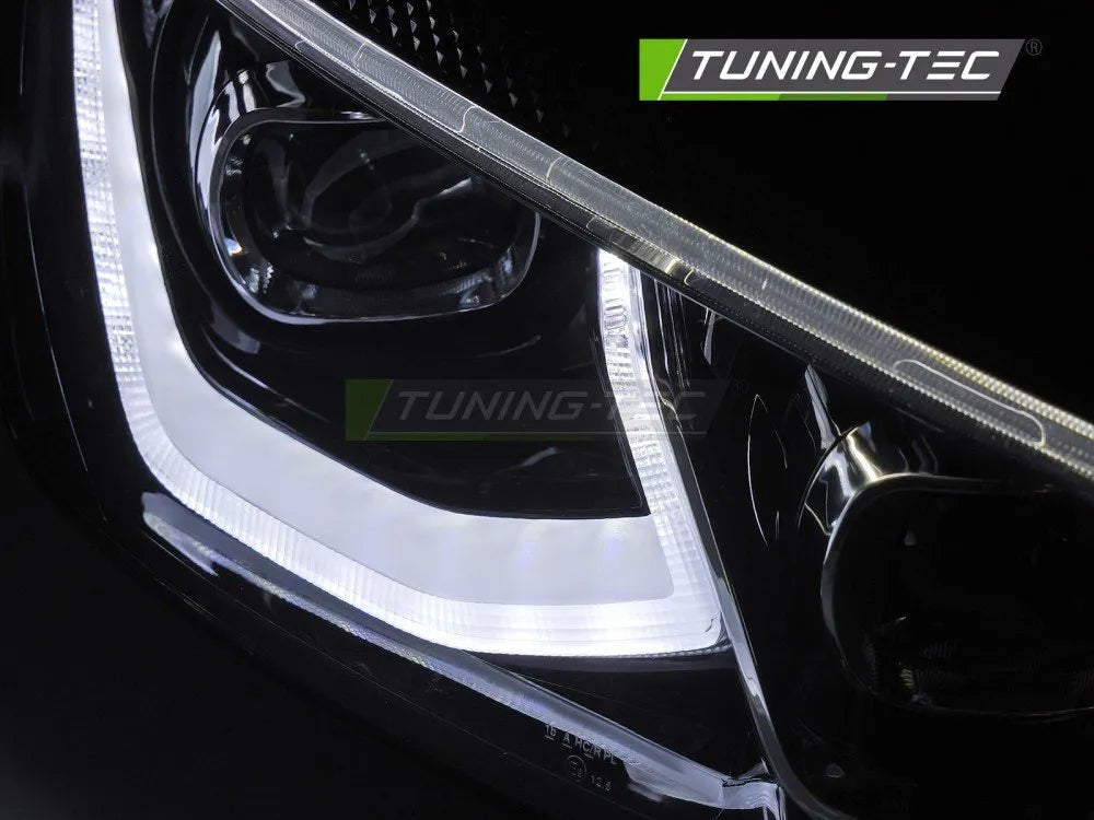 Faruri FULL LED BLACK pentru VW GOLF 7 14-17 - LPVWW8