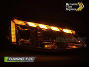 Faruri FULL LED CHROME DRL SEQ pentru VW GOLF 7 17-19 - LPVWW2