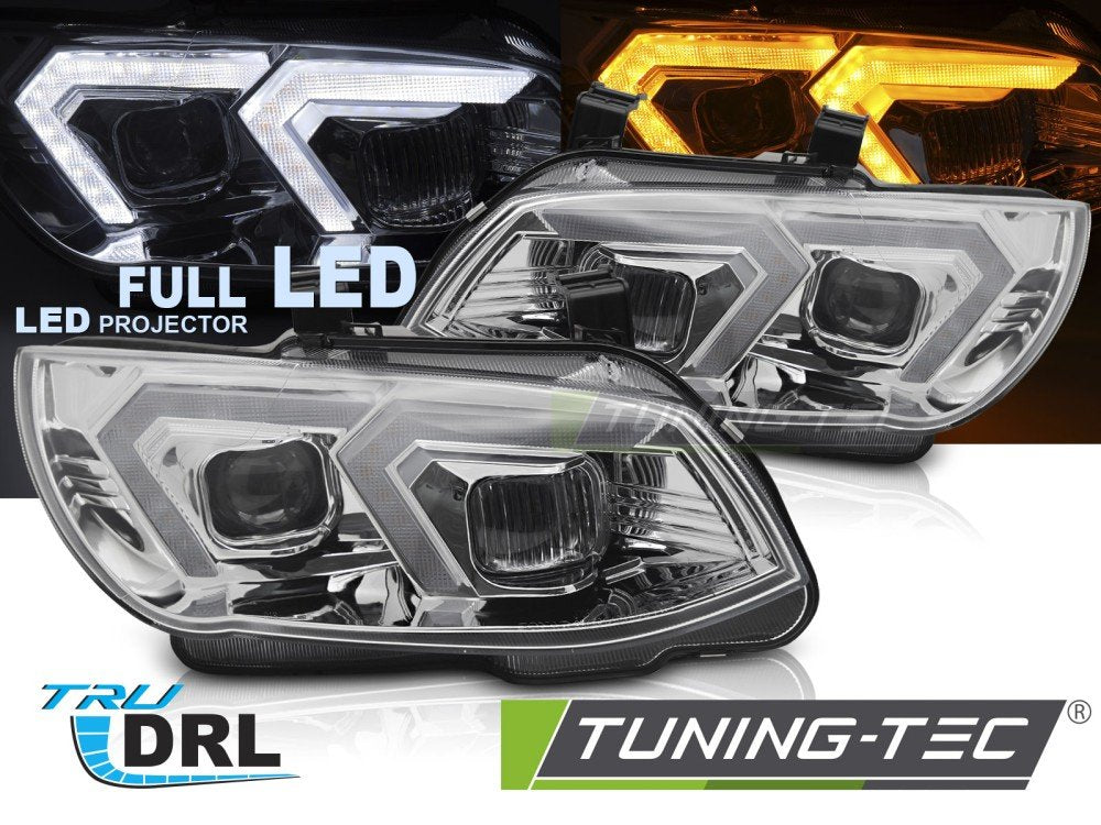 Faruri FULL LED CHROME pentru BMW E92 / E93 LCI 10-13 - LPBMS1