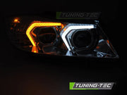 Faruri FULL LED CROM pentru BMW E90/E91 05-08 - LPBMP9
