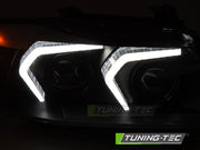 Faruri FULL LED NEGRU pentru BMW E90/E91 05-08 - LPBMR0