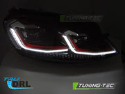 Faruri FULL LED RED SEQ DRL pentru VW GOLF VII 17-19 - LPVX12