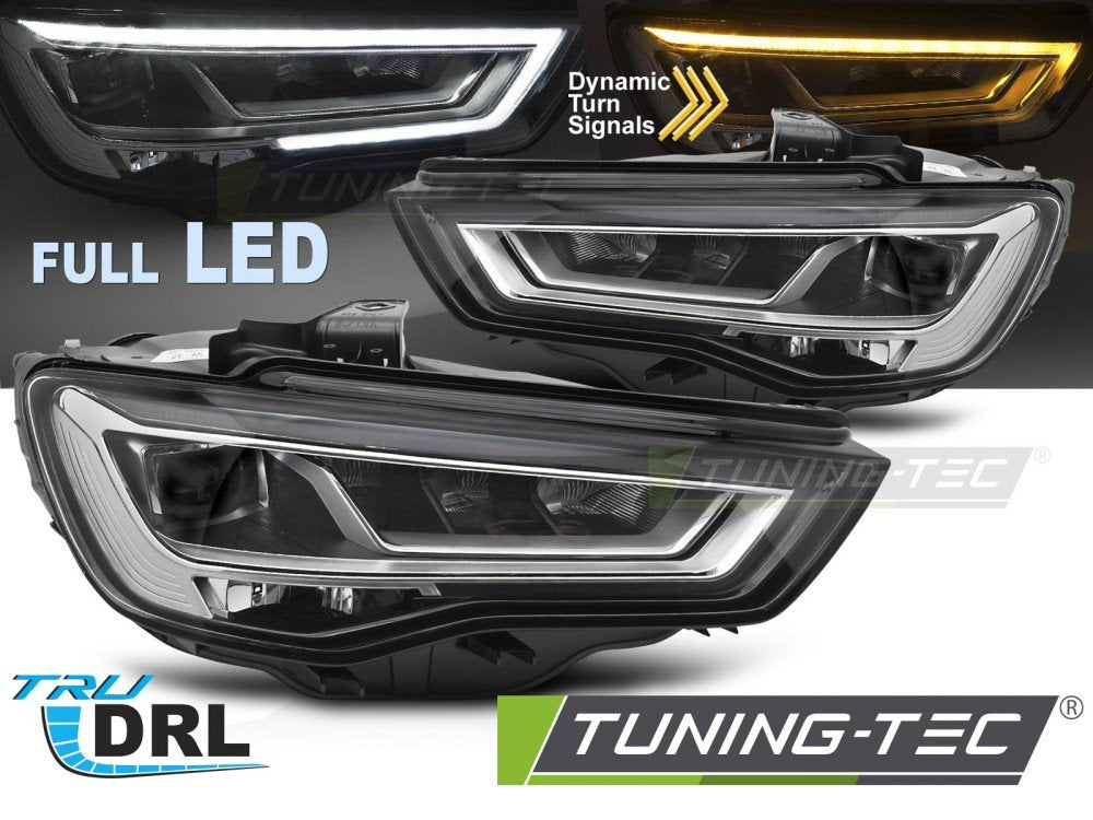 Faruri FULL LED SEQ DRL pentru AUDI A3 8V 12-16 - LPAUH1