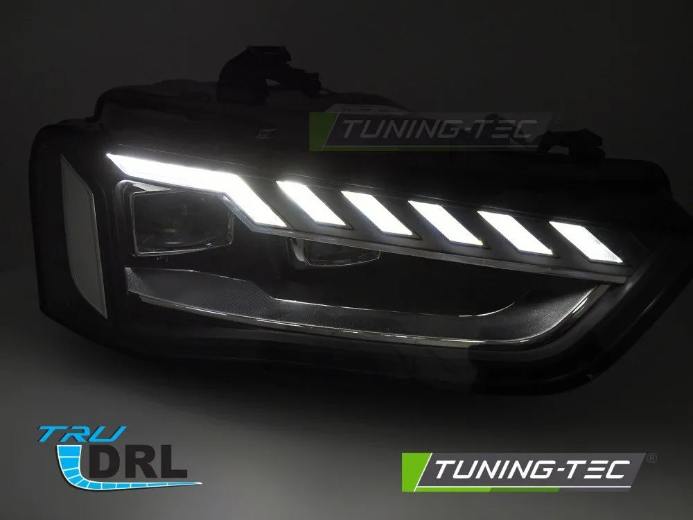 Faruri FULL LED SEQ DRL pentru AUDI A4 B8 12-15 - LPAUH3