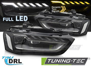 Faruri FULL LED SEQ DRL pentru AUDI A4 B8 12-15 - LPAUH4