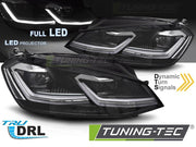 Faruri FULL LED SILVER LINE DRL pentru VW GOLF 7 11.12-17 - LPVWZ1