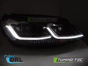 Faruri FULL LED SILVER SEQ DRL pentru VW GOLF VII 17-19 - LPVX11