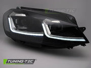 Faruri FULL LED SILVER SEQ DRL pentru VW GOLF VII 17-19 - LPVX11